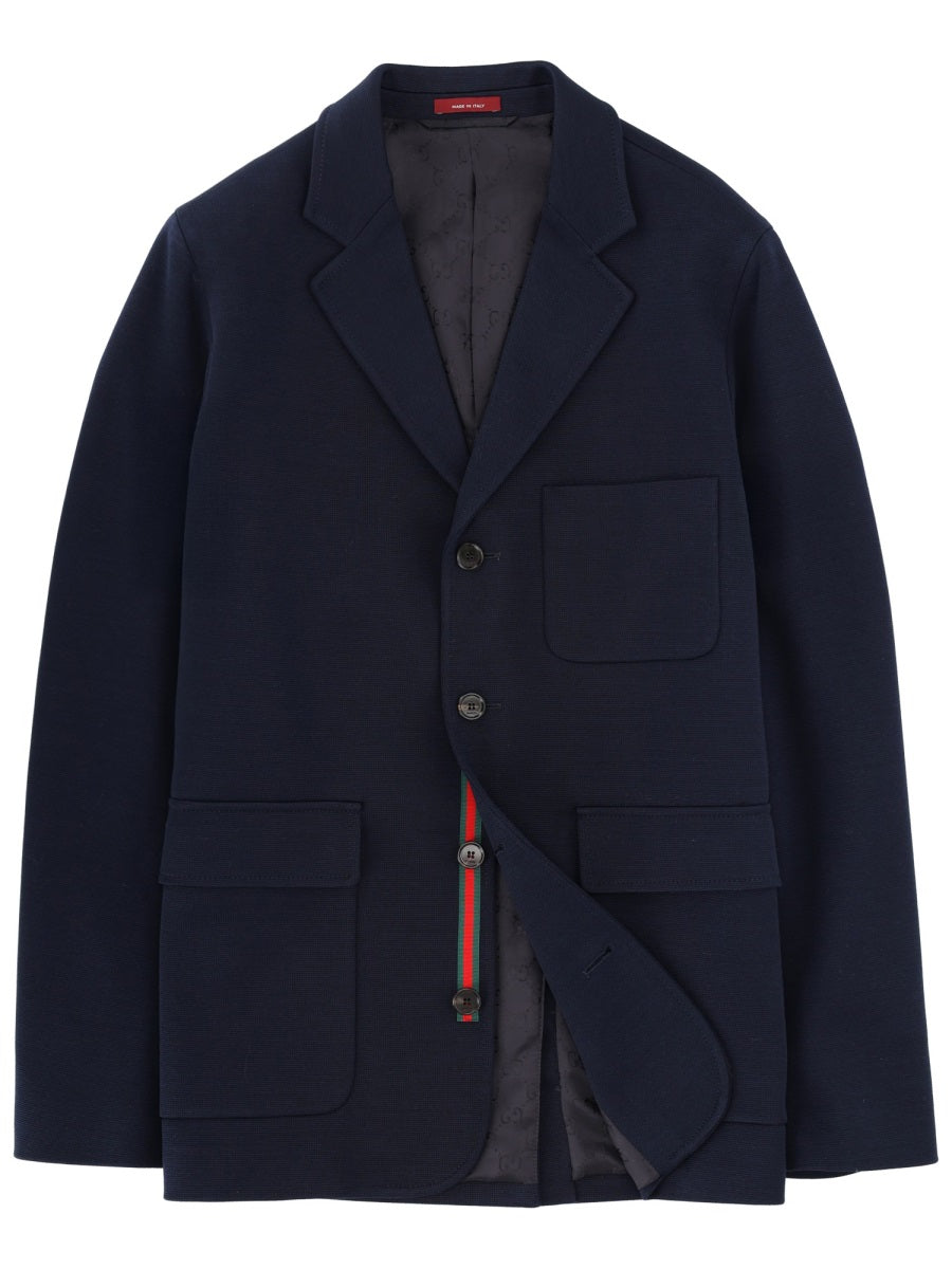 Gucci Men Single-Breasted Jacket