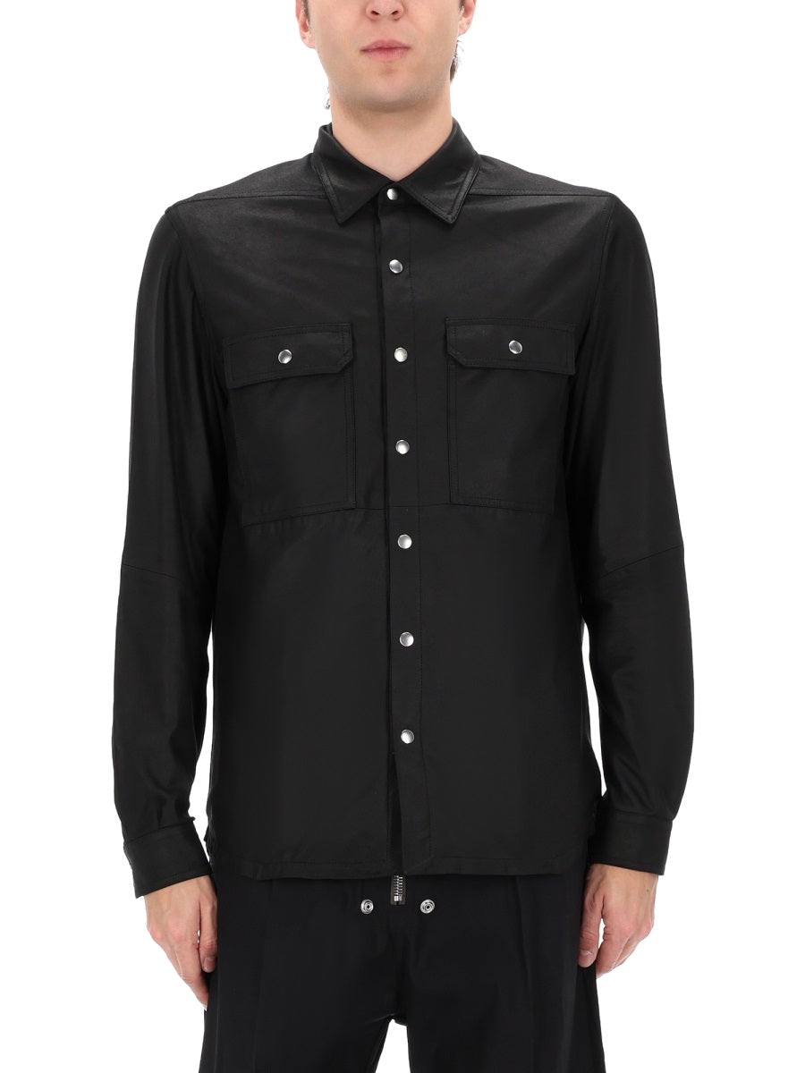 RICK OWENS Rick Owens Men Leather Jacket