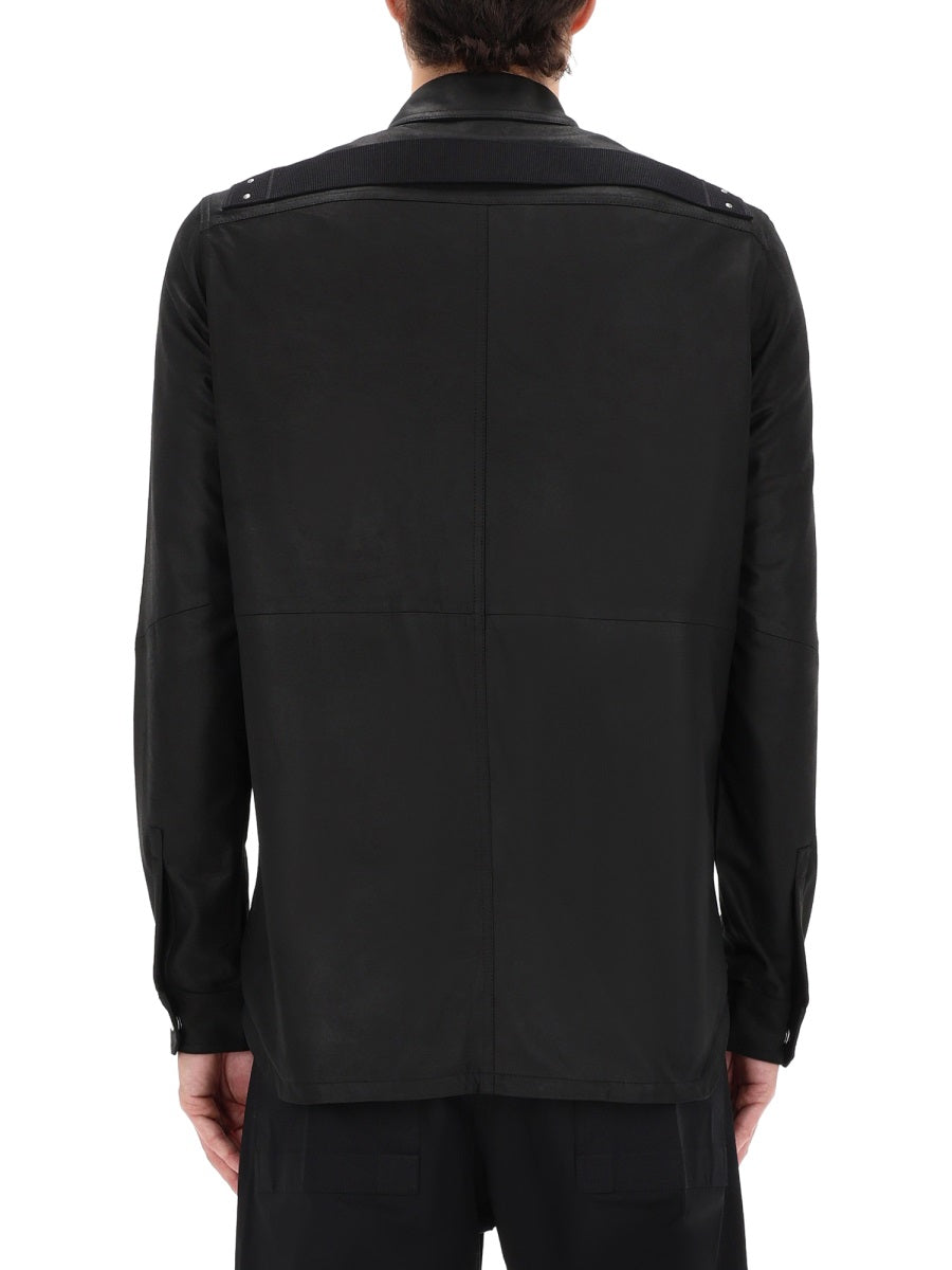 RICK OWENS Rick Owens Men Leather Jacket