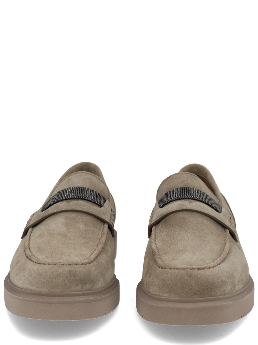 Brunello Cucinelli Women Leather Loafer