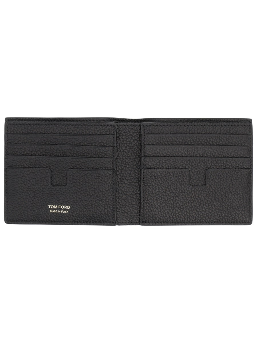 Tom Ford Men Portafoglio Bifold Con Logo