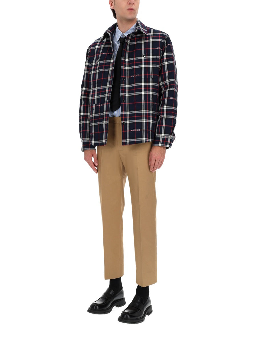 Gucci Men Overshirt With Logo