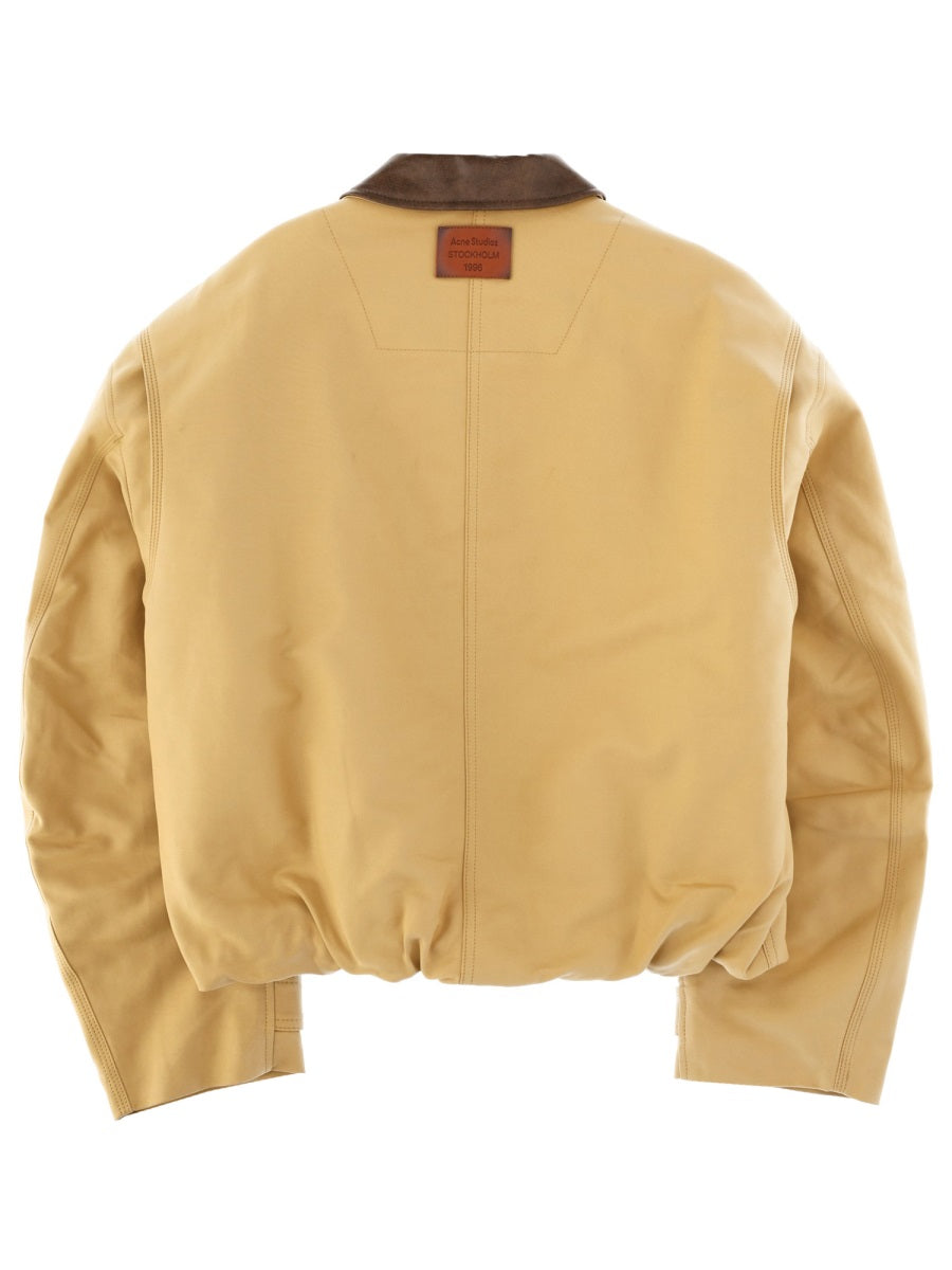 ACNE STUDIOS Acne Studios Men Jacket With Contrasting Collar