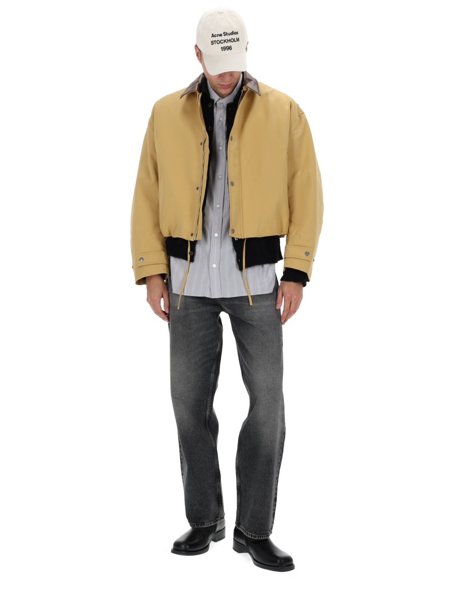 ACNE STUDIOS Acne Studios Men Jacket With Contrasting Collar
