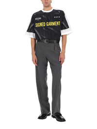 Moschino Men "Signed Garment" T-Shirt