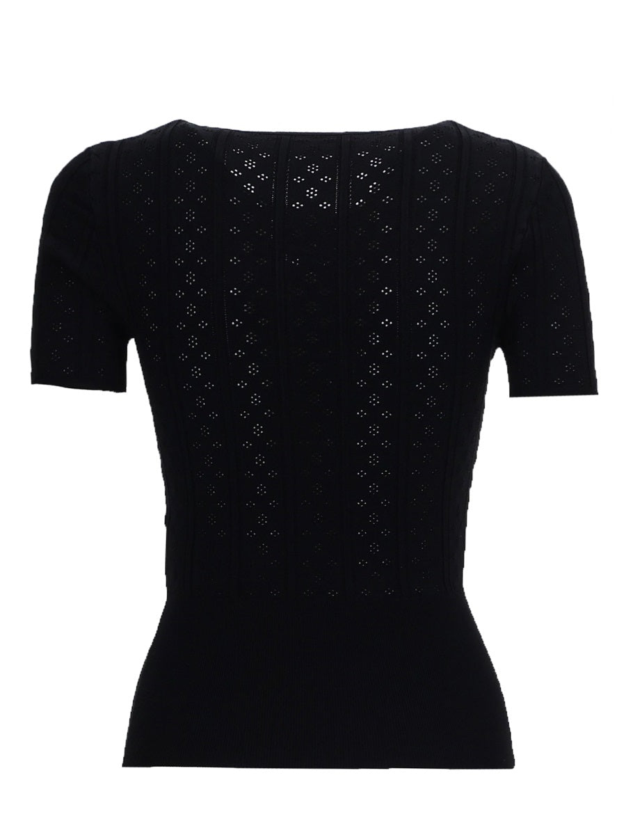 Jw Anderson Women "Pointelle" T-Shirt