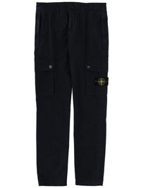 Stone Island Men Cargo Pants With Logo Patch