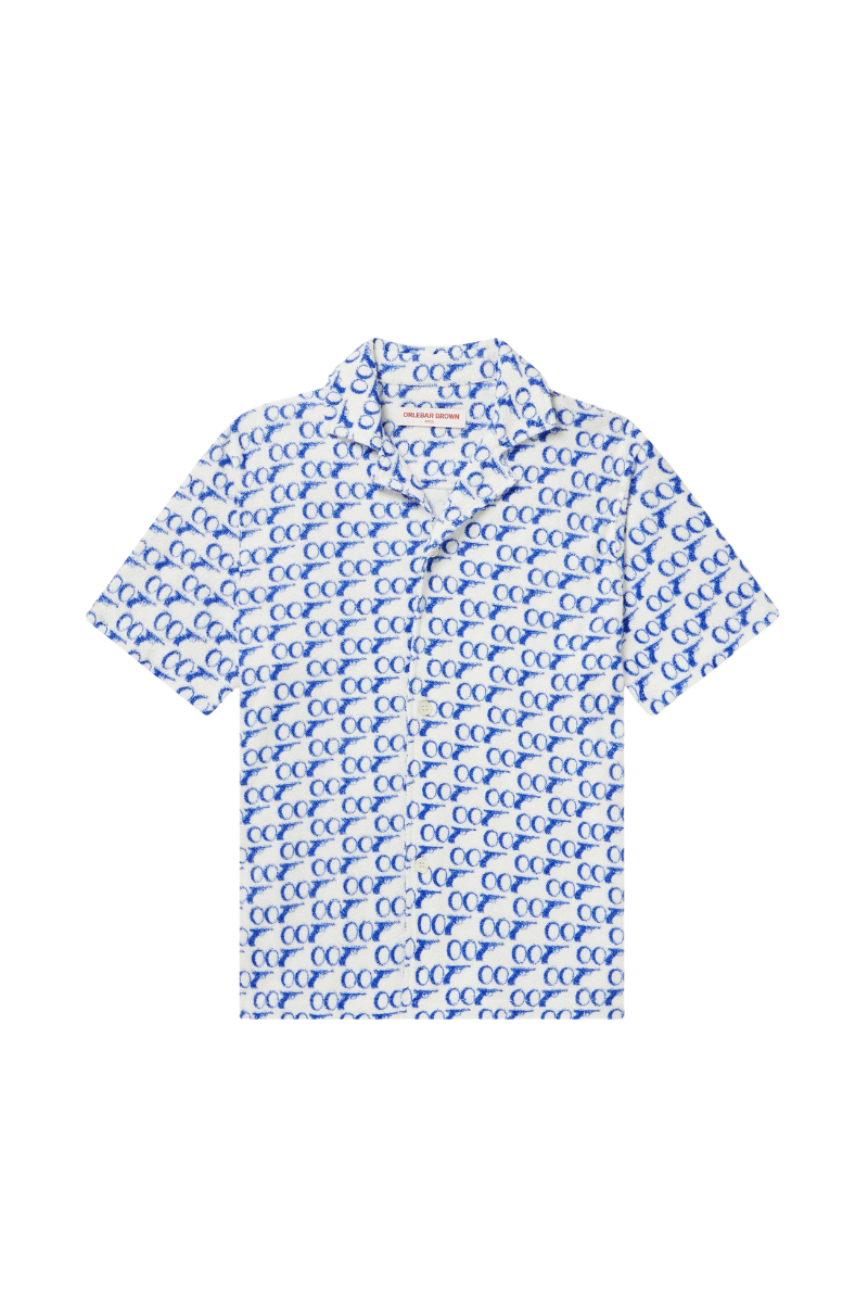 Orlebar Brown Howell James Bond Print-278663-007/white
