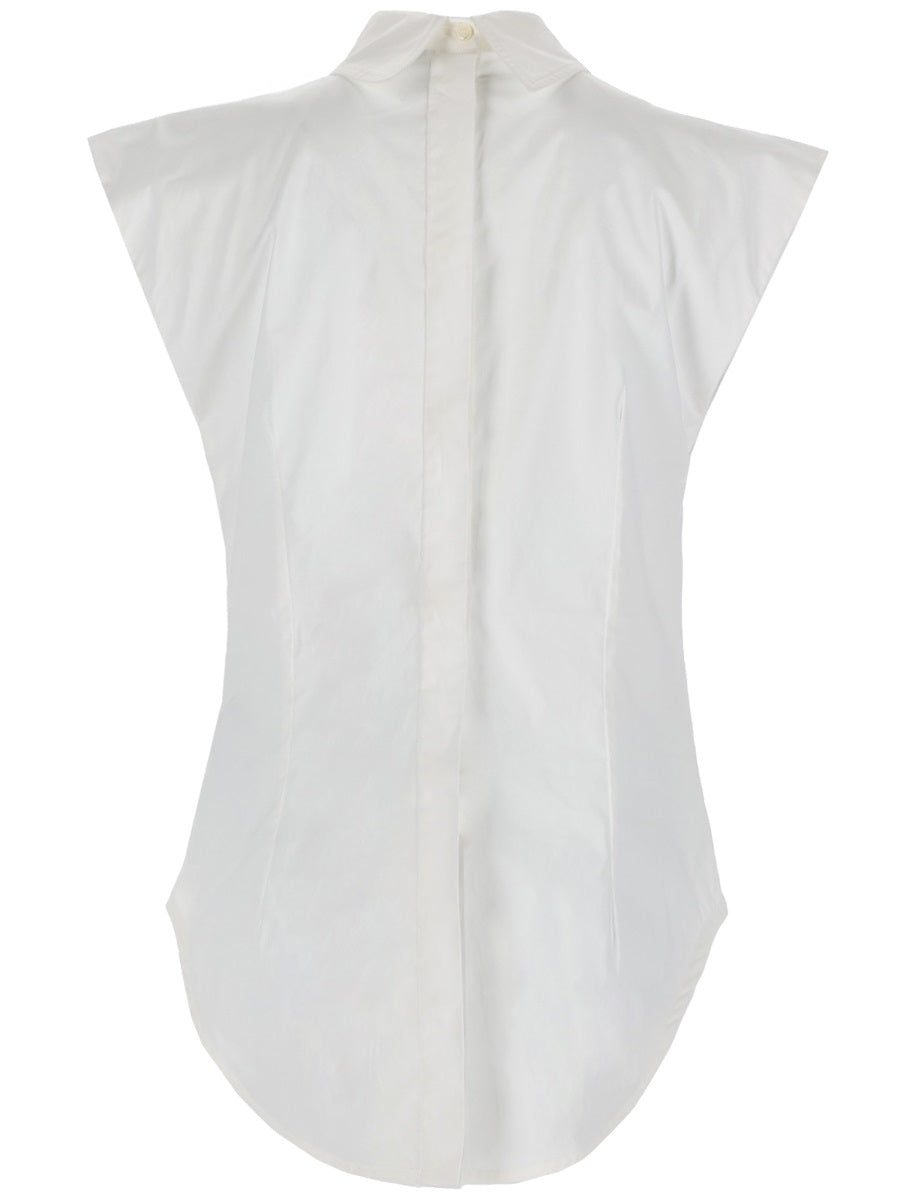 Jean Paul Gaultier Women Sleeveless Inverted Shirt