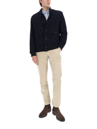 Fay Men Wool Jacket With Buttons