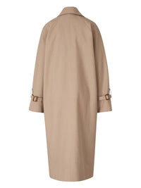 Toteme Women Double-Breasted Cotton Trench Coat