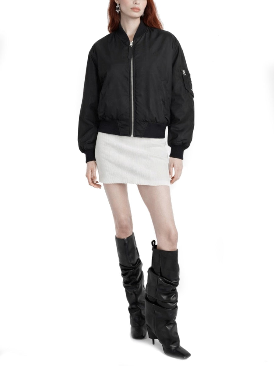 The Attico Women Bomber Jacket With Pocket