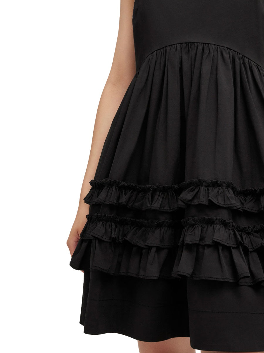 Ganni Women Cotton Mini Dress