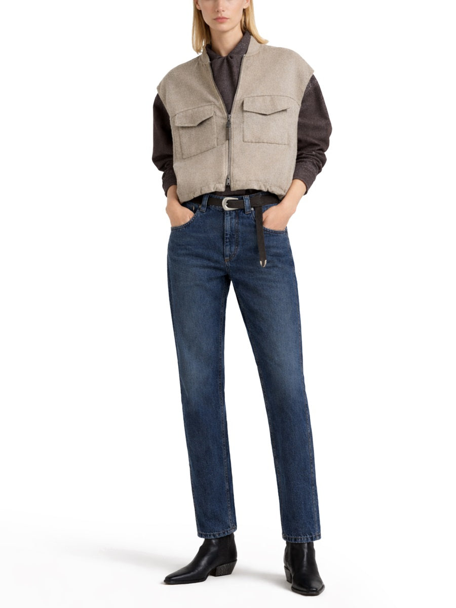 Brunello Cucinelli Women "Straight" Jeans