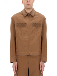 GUCCI Gucci Men Jacket With Zipper And Collar