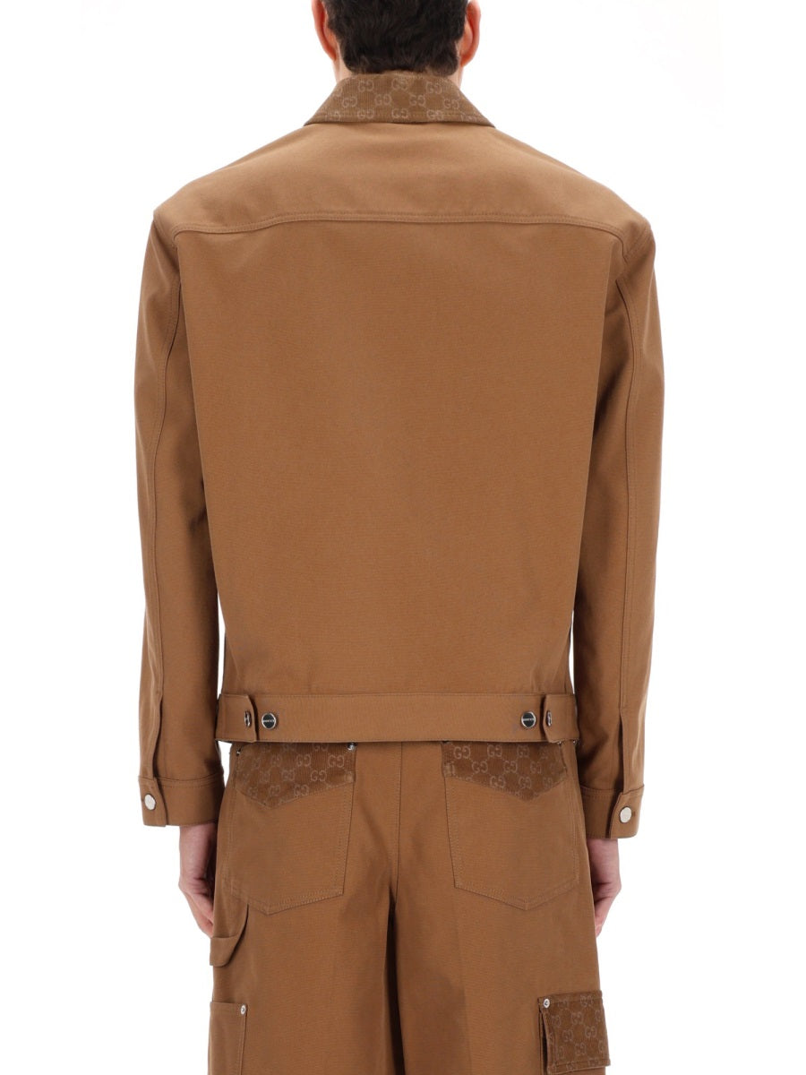 GUCCI Gucci Men Jacket With Zipper And Collar