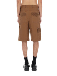 Gucci Men Shorts With Gg Details