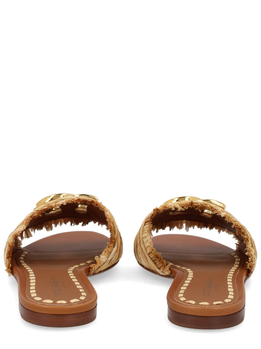 Dolce & Gabbana Women Sandal With Logo