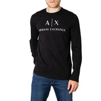 Armani Exchange Men's Long Sleeve Logo T-Shirt Black