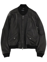 DOLCE & GABBANA Dolce & Gabbana Men Leather Jacket