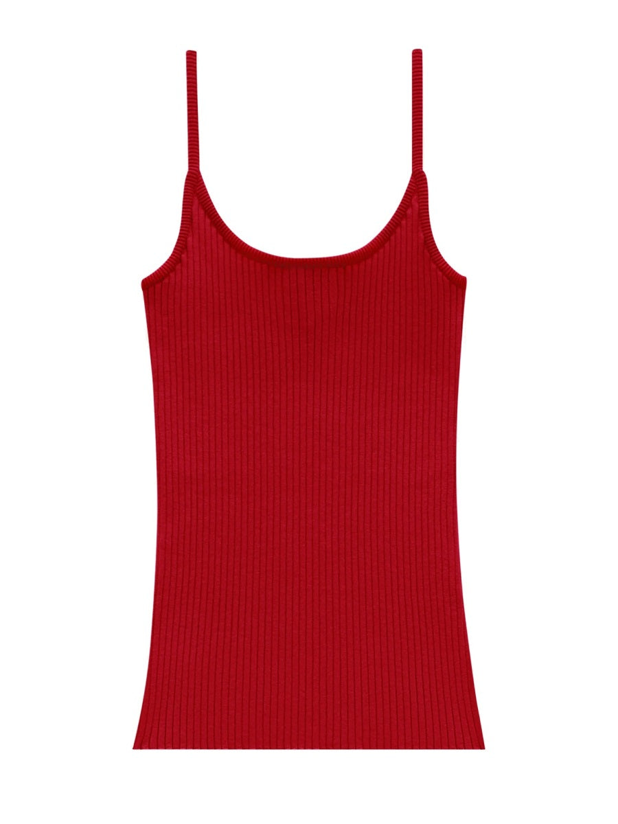 Courreges Women Tank Top In Maglia "Reedition"