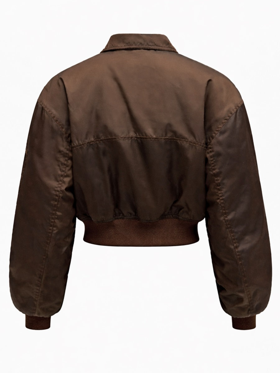 Ganni Women Bomber Jacket "Duchesse"