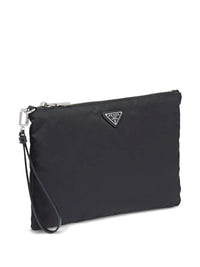PRADA Re-Nylon And Saffiano Leather Pouch Women