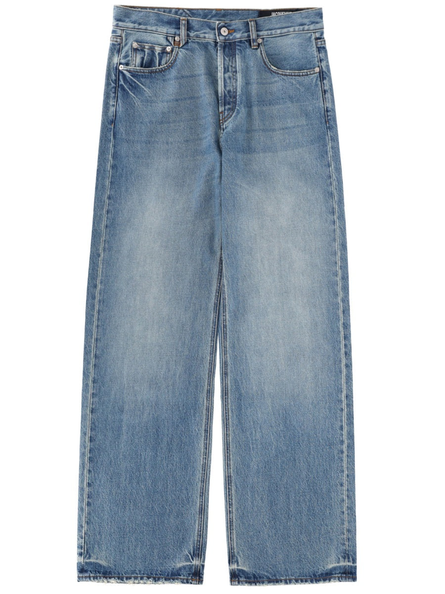 Jacquemus Men Jeans "Le De-Nimes Droit"