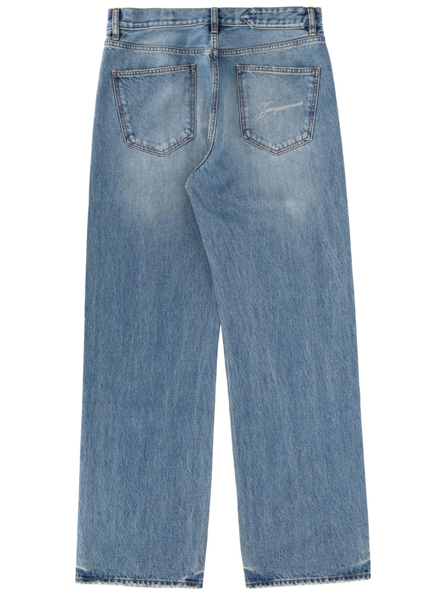 Jacquemus Men Jeans "Le De-Nimes Droit"