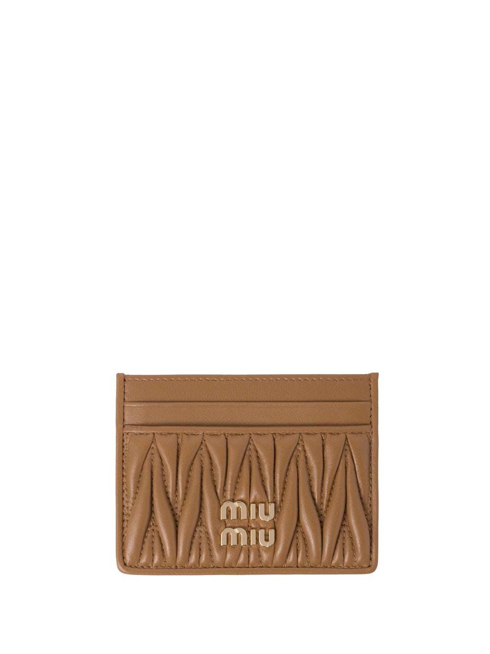MIUMIU Portacarte In Nappa Matelassé Women