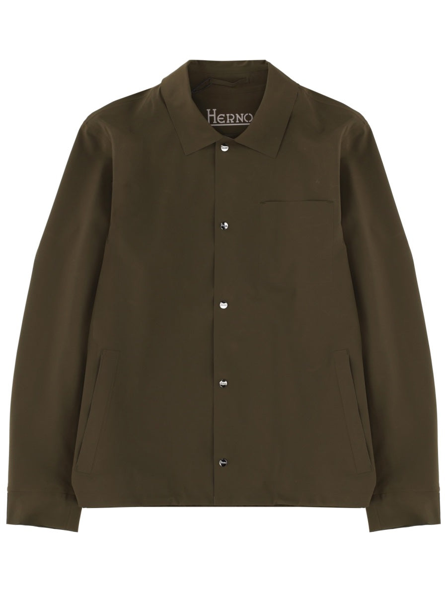 Herno Men Overshirt With Pocket