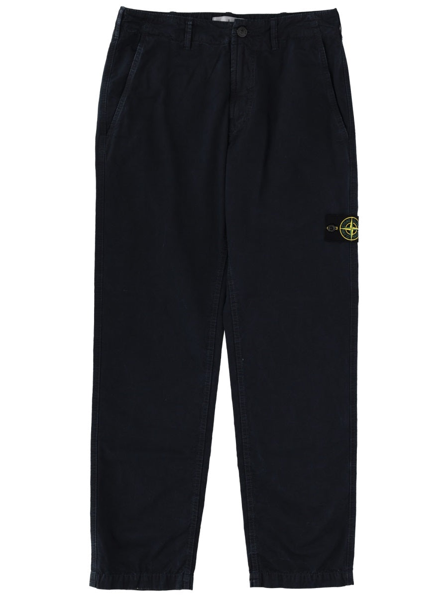 STONE ISLAND Stone Island Men Pants With Logo Patch