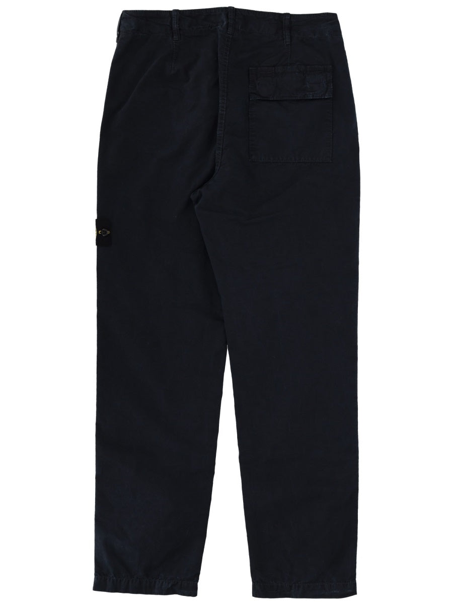 STONE ISLAND Stone Island Men Pants With Logo Patch