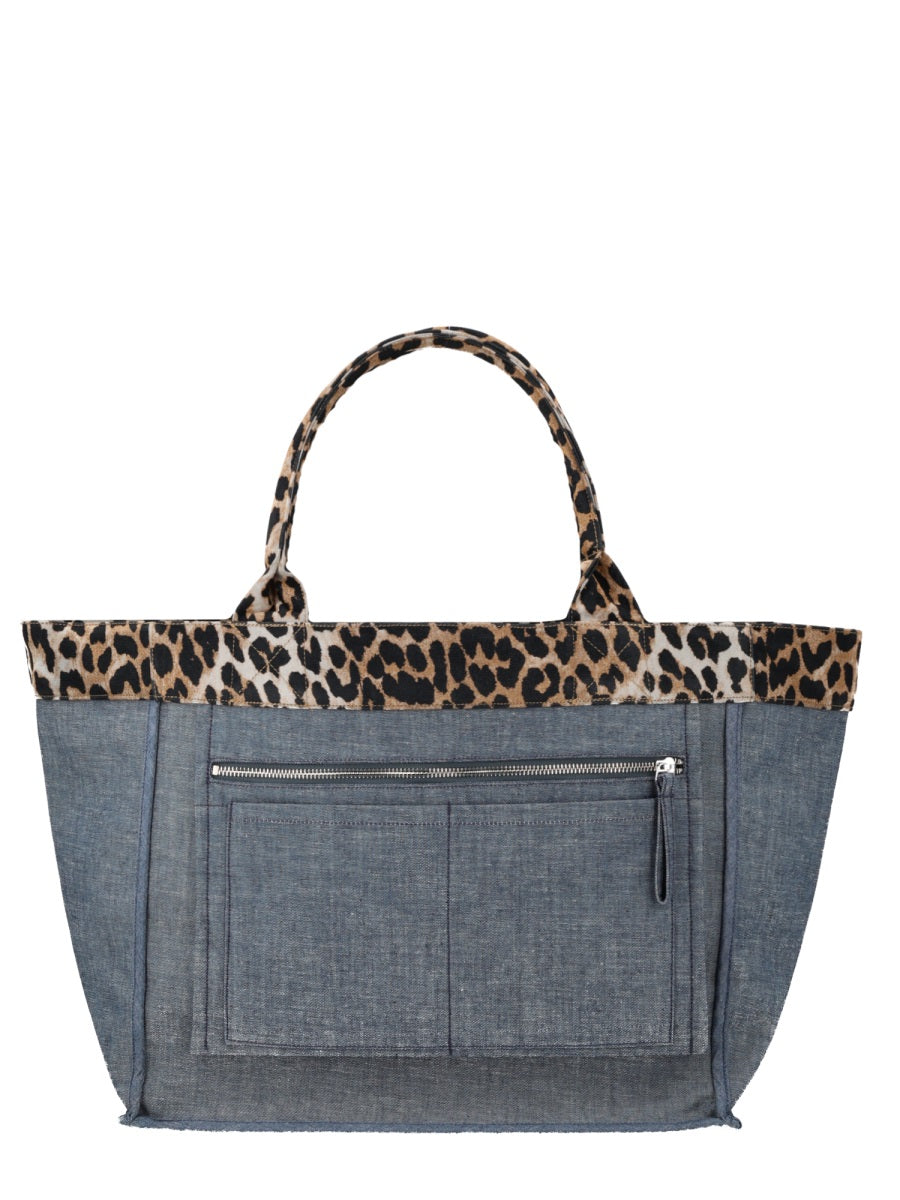 GANNI Ganni Women Tote Bag With Logo