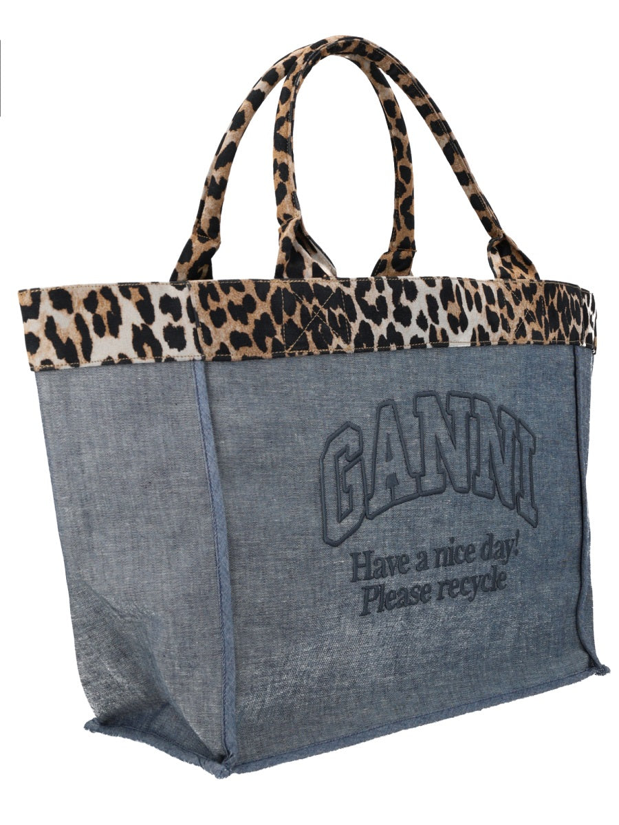 GANNI Ganni Women Tote Bag With Logo