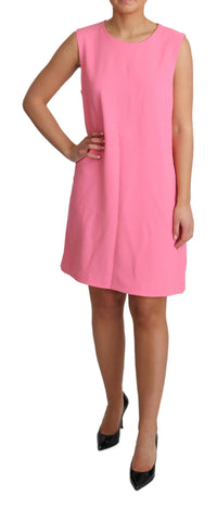 Dolce & Gabbana Pink A-Line Sleeveless Dress