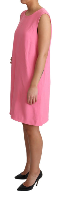 Dolce & Gabbana Pink A-Line Sleeveless Dress