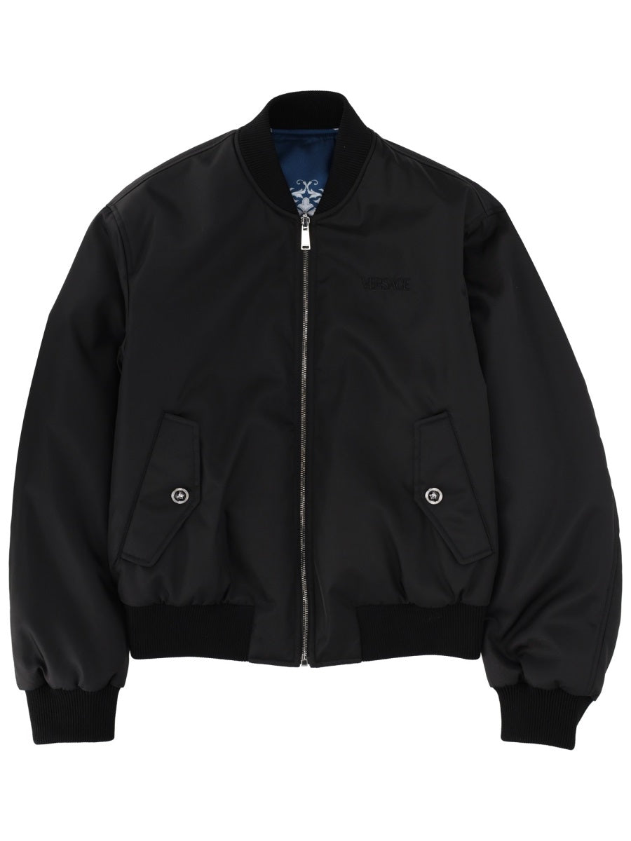 Versace Men Reversible Bomber Jacket