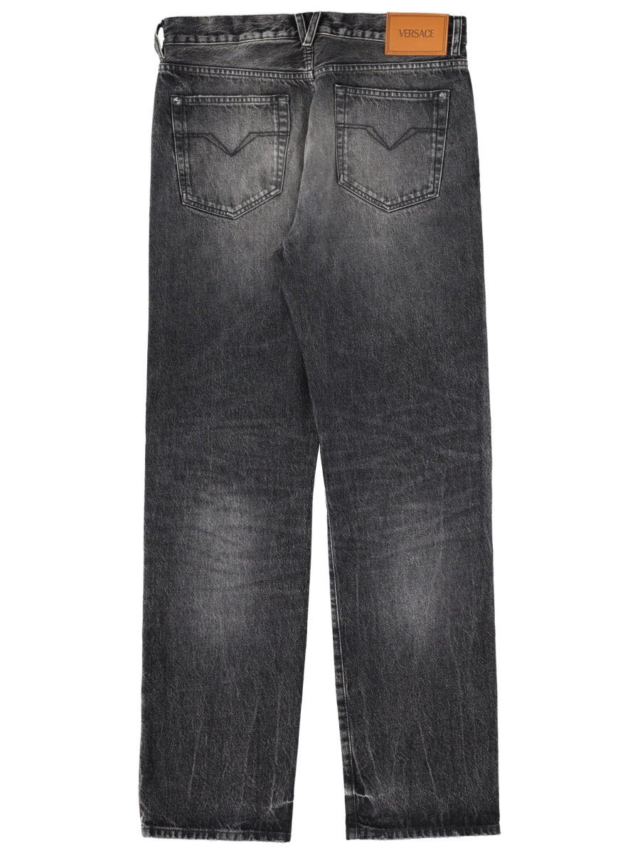 Versace Men Jeans With "Medusa" Detail