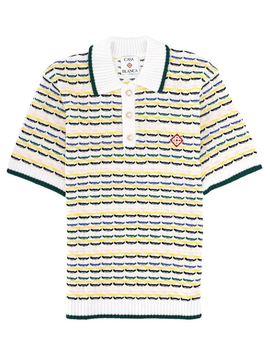 Casablanca Men Knitted Polo.