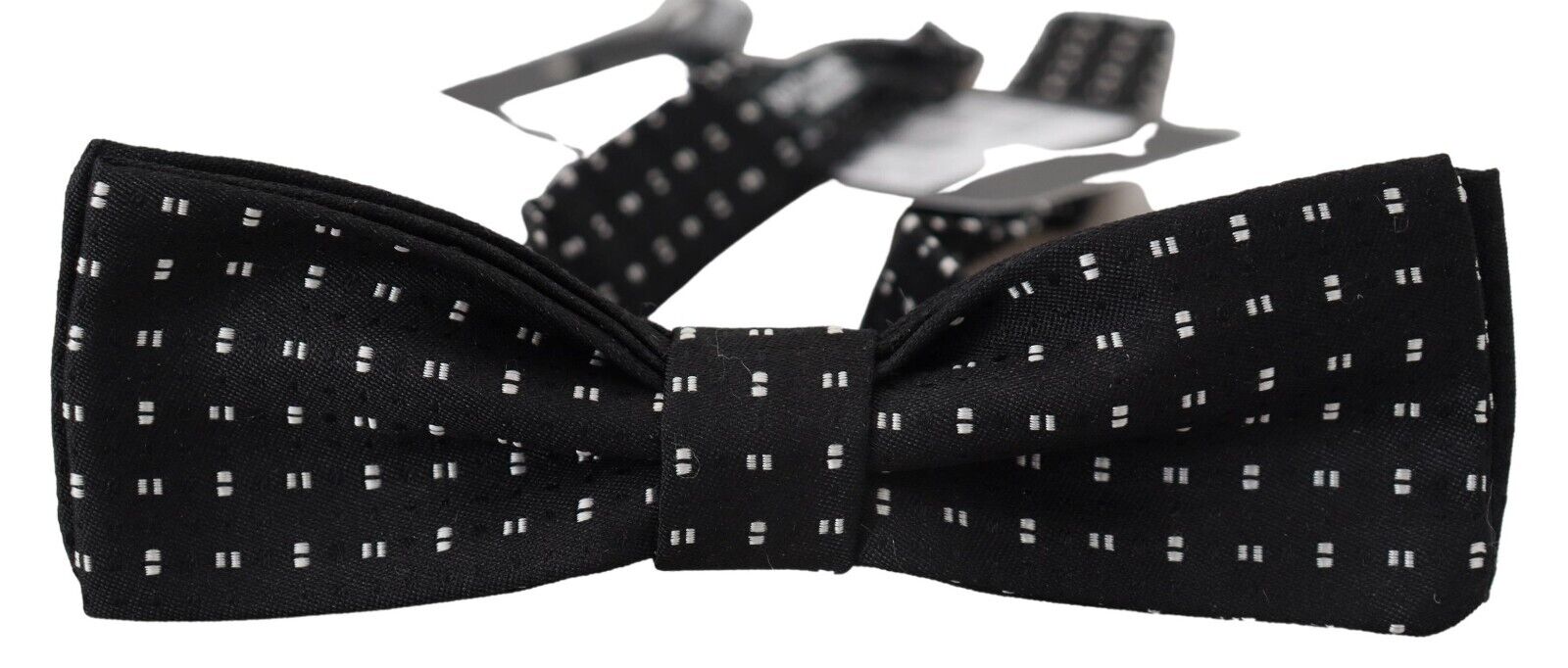 Dolce & Gabbana Black Bow Tie with Dots