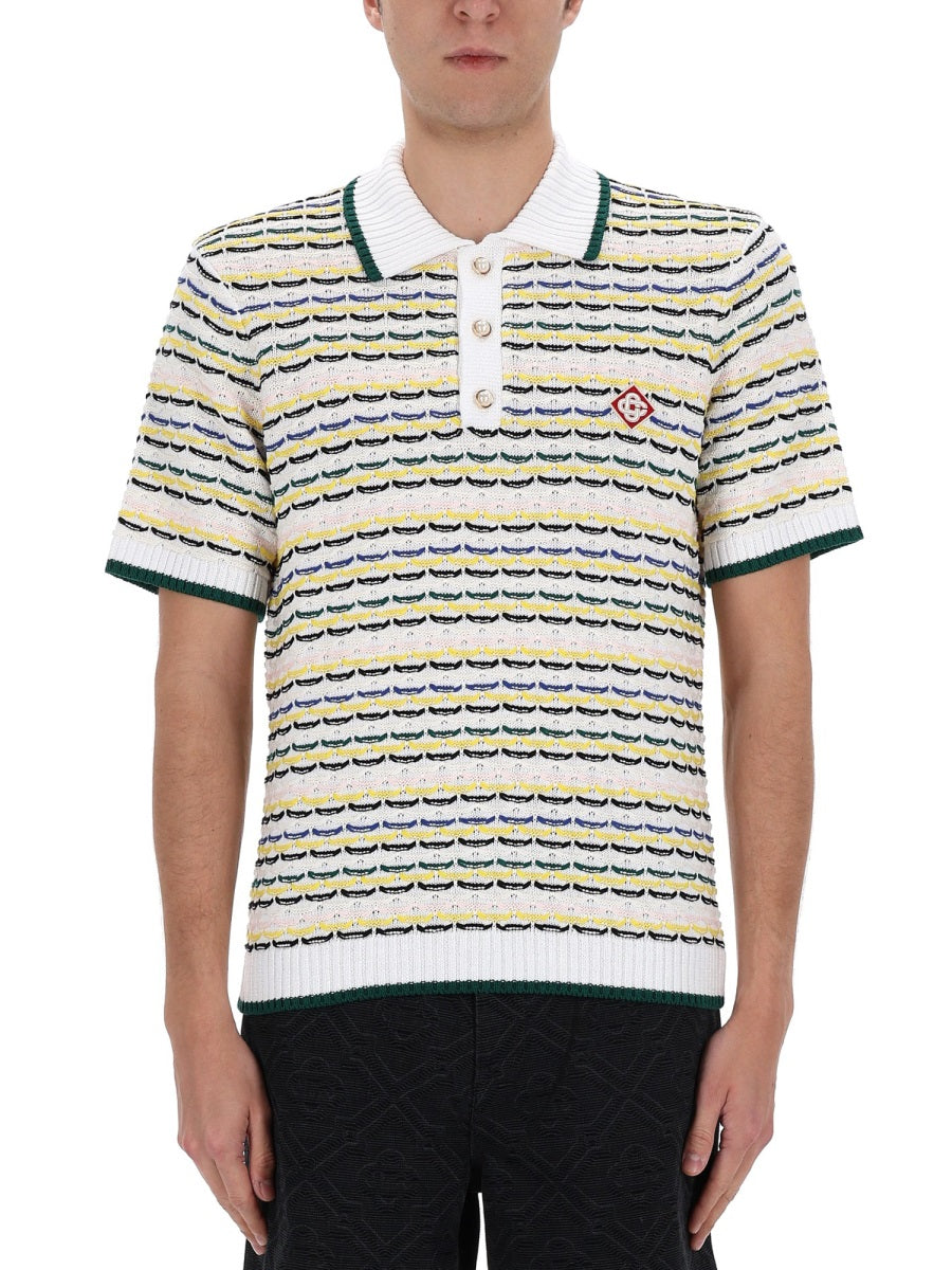 Casablanca Men Knitted Polo.