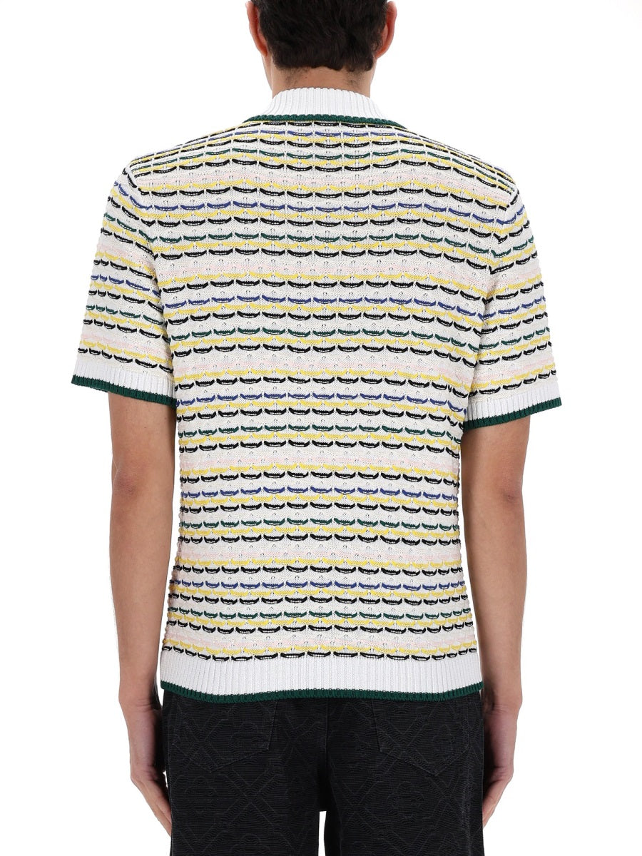 Casablanca Men Knitted Polo.