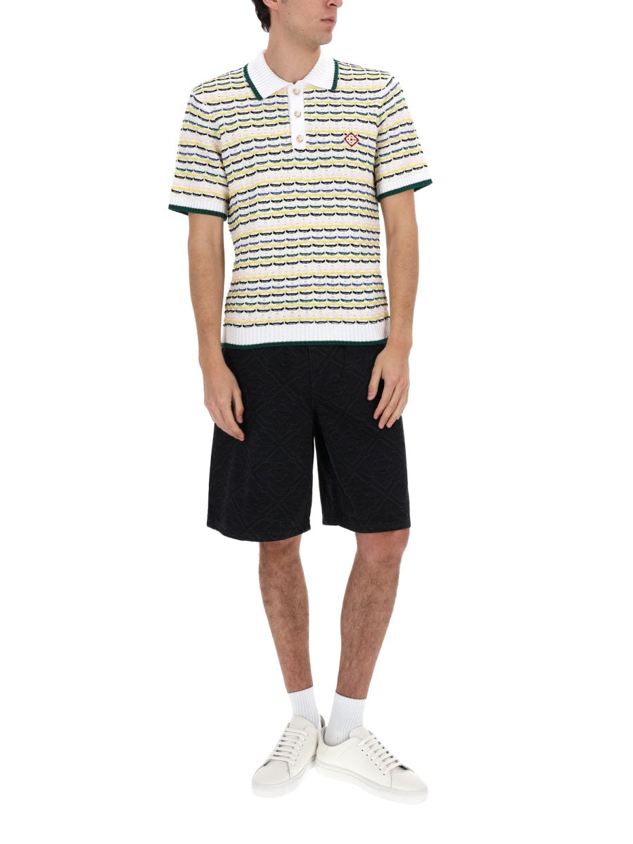 Casablanca Men Knitted Polo.