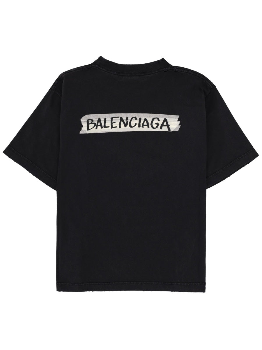 Balenciaga Women T-Shirt With Logo