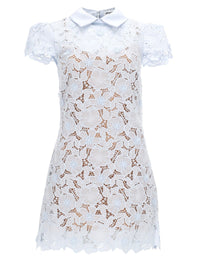 Self-Portrait Women Lace Mini Dress