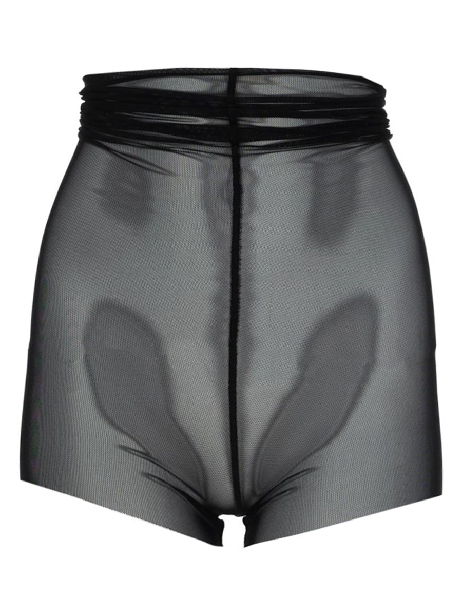Rick Owens Women Semi-Transparent High-Waisted Shorts