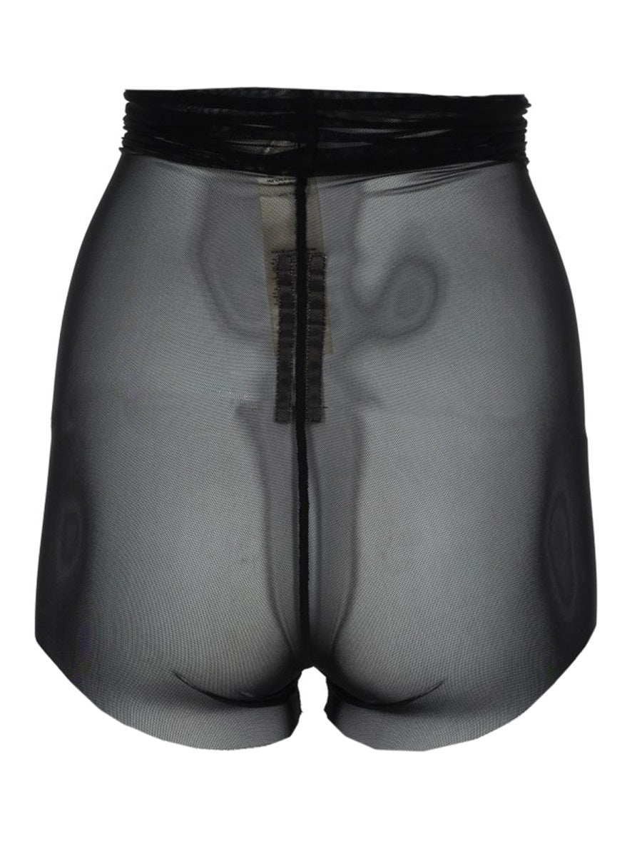 Rick Owens Women Semi-Transparent High-Waisted Shorts