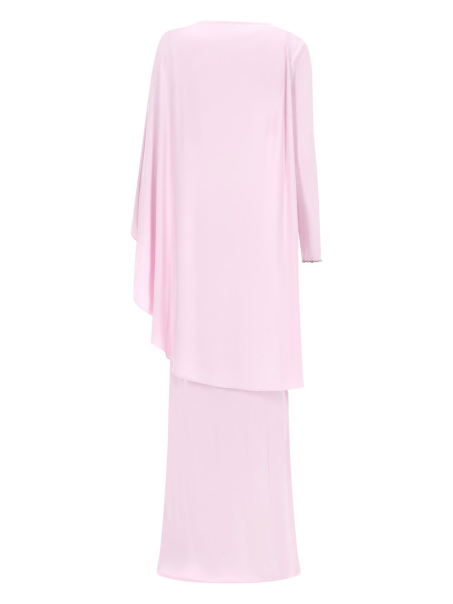Self-Portrait Women Long Draped Dress