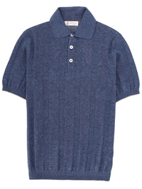 BRUNELLO CUCINELLI Brunello Cucinelli Men Linen Knit Polo Shirt